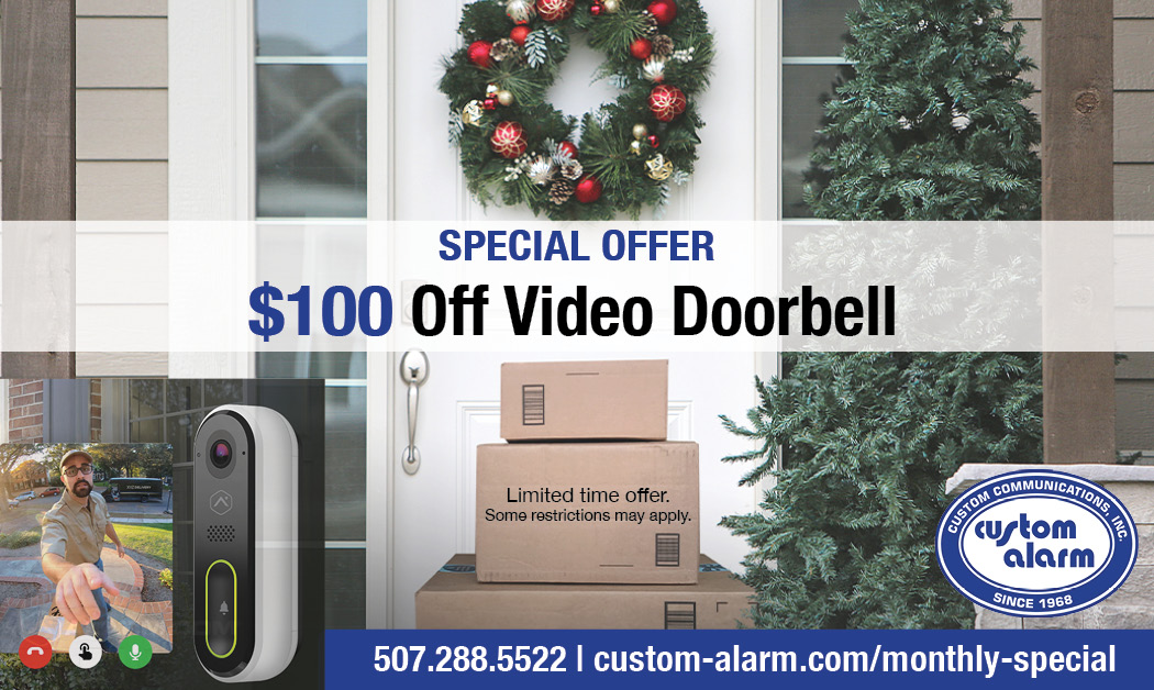100 Off Video Doorbell Holiday med