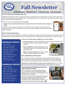 Fall 26 Newsletter September front