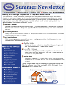 Summer Newsletter August25 front