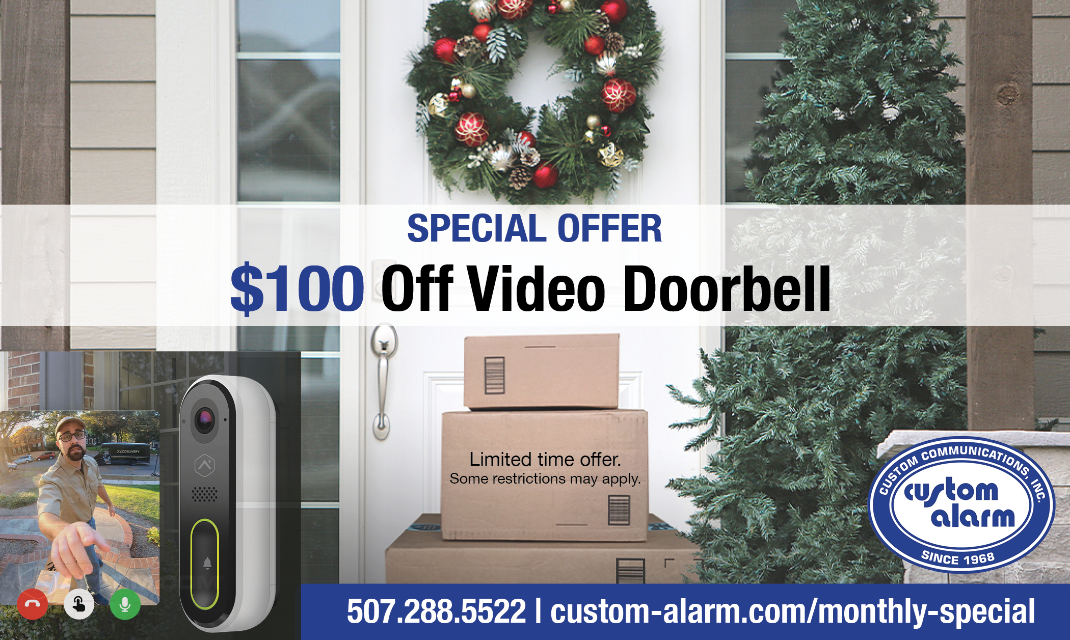100 Off Video Doorbell Holiday
