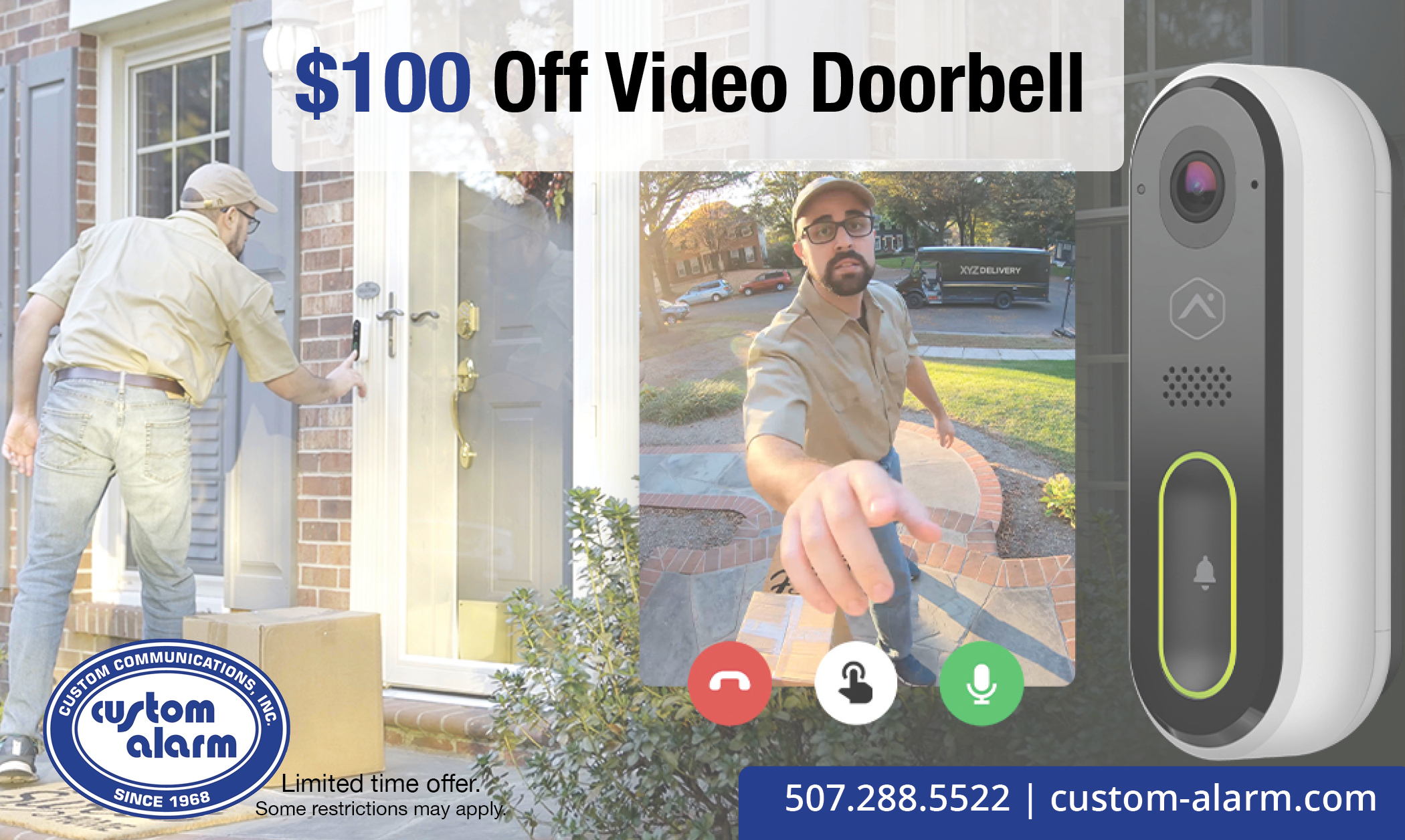 100 Off Video Doorbell web
